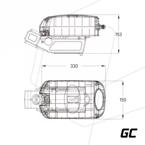 Green Cell E bike battery