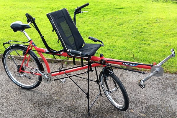 Hase Pino semi recumbent tandem