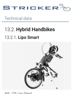 Stricker Hybrid Handbike